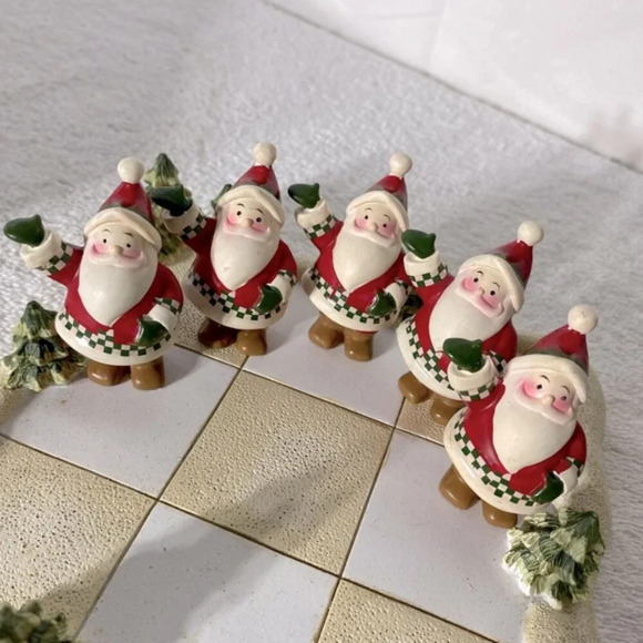 Vintage Avon Santa Reindeer Christmas Tic  Tac Toe Game - Picture 1 of 16